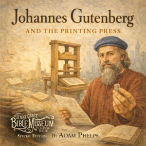 Johannes Gutenberg and the Printing Press - Paperback Homeschool Book (FREE WORKSHEETS)