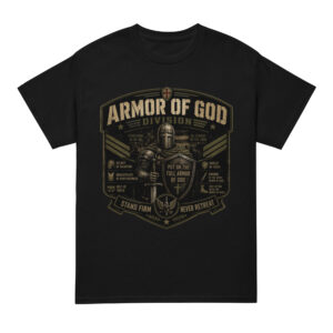 A military-inspired Armor of God T-Shirt
