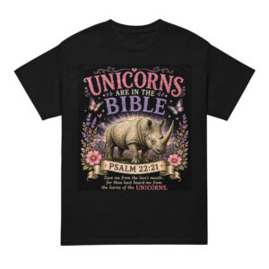 Unicorns in Bible T-Shirt